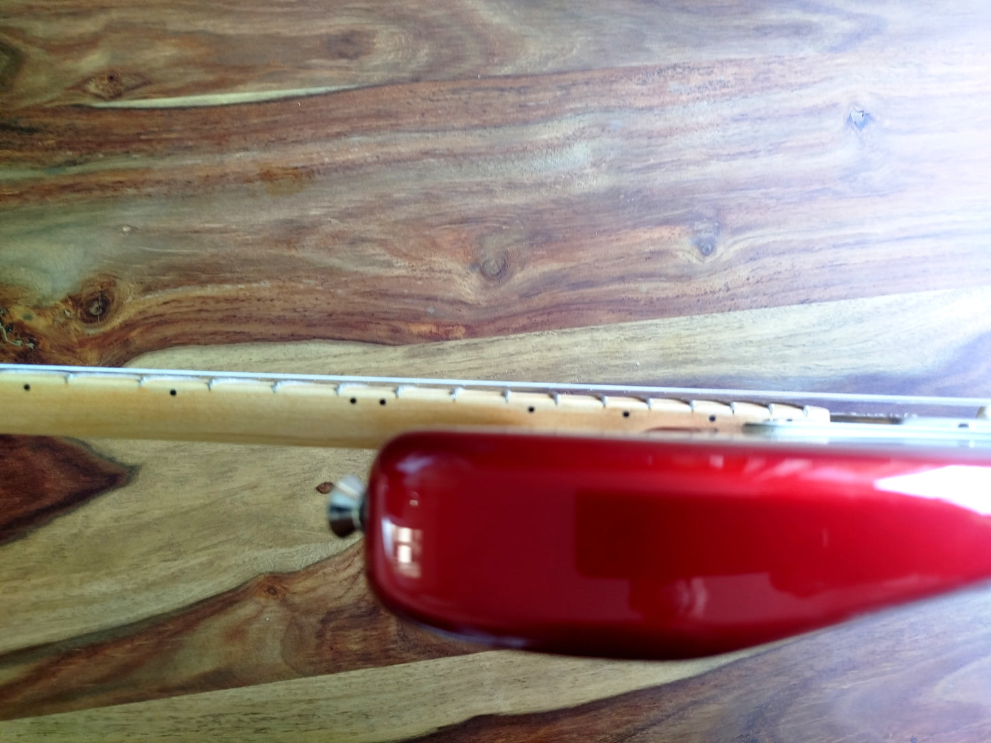 STRAT Custom, Candy Apple Red, Usata.