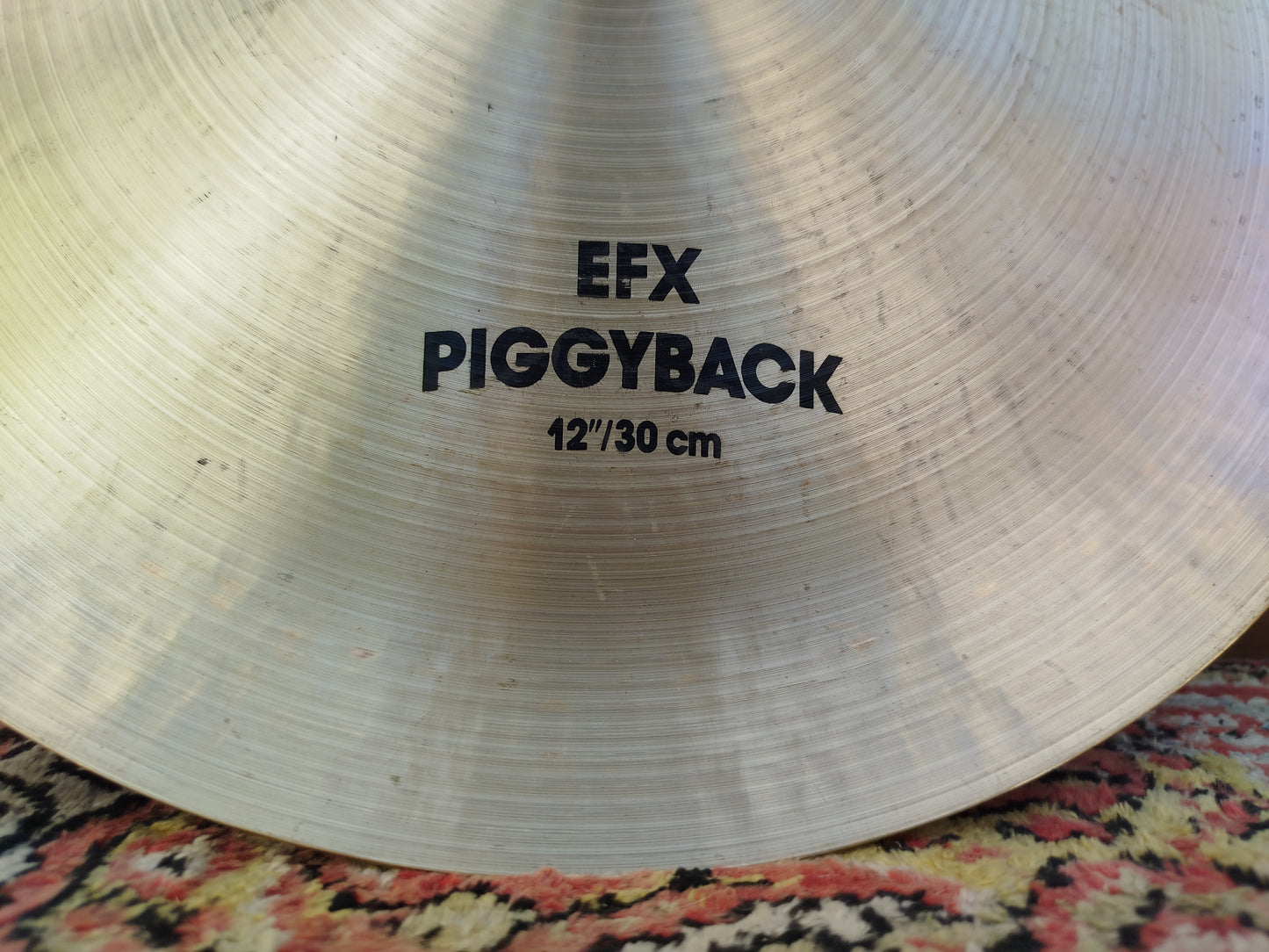 ZILDJIAN A 12" EFX Piggyback. 1990s.