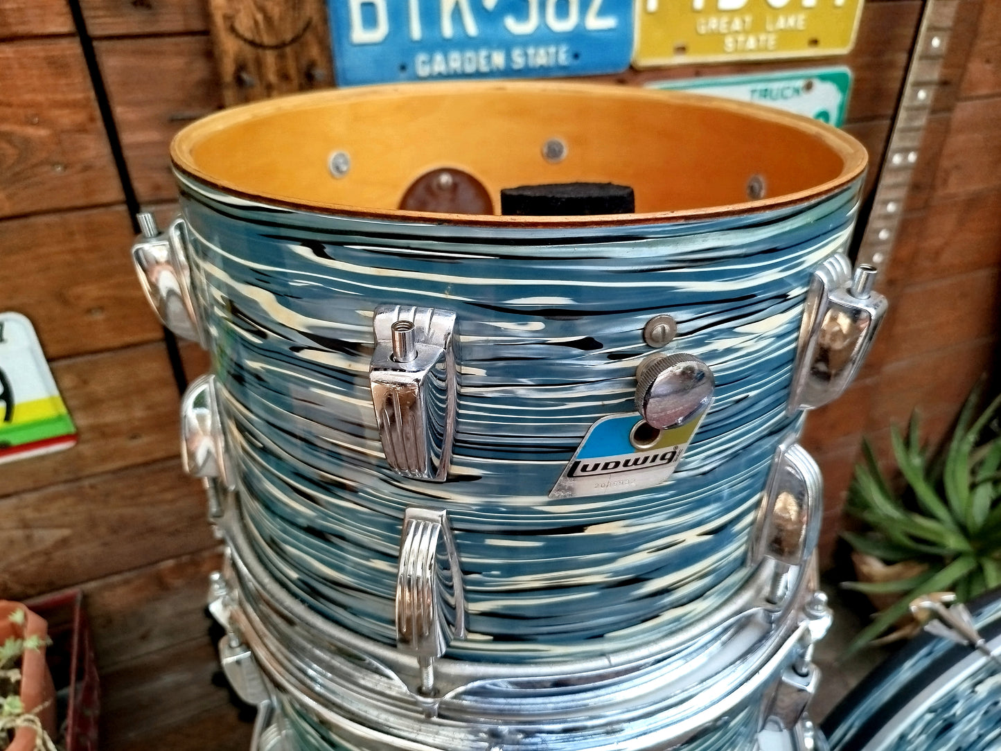 LUDWIG Big Beat 1978/79 Oyster Blue Pearl.