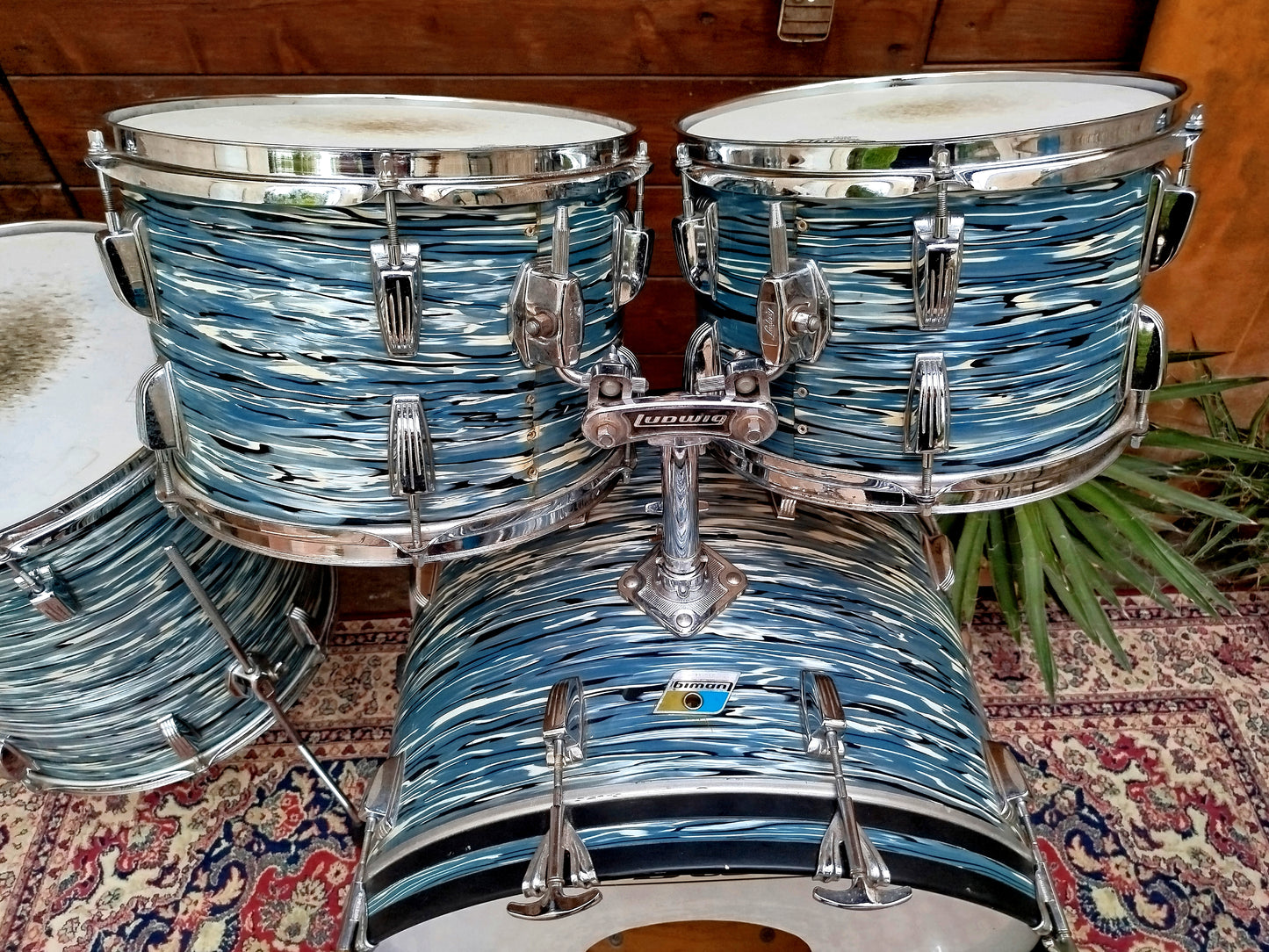 LUDWIG Big Beat 1978/79 Oyster Blue Pearl.