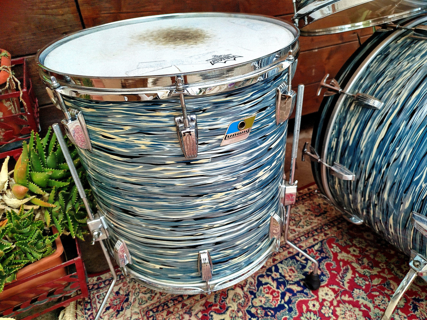 LUDWIG Big Beat 1978/79 Oyster Blue Pearl.