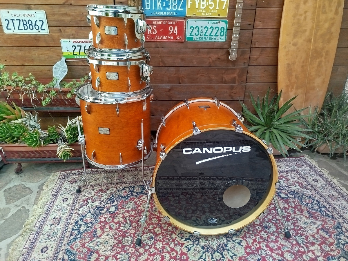CANOPUS Yaiba II Groove Kit, Birch Antique Amber Matt.