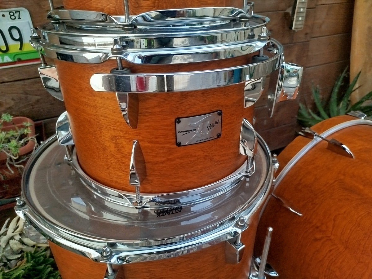 CANOPUS Yaiba II Groove Kit, Birch Antique Amber Matt.