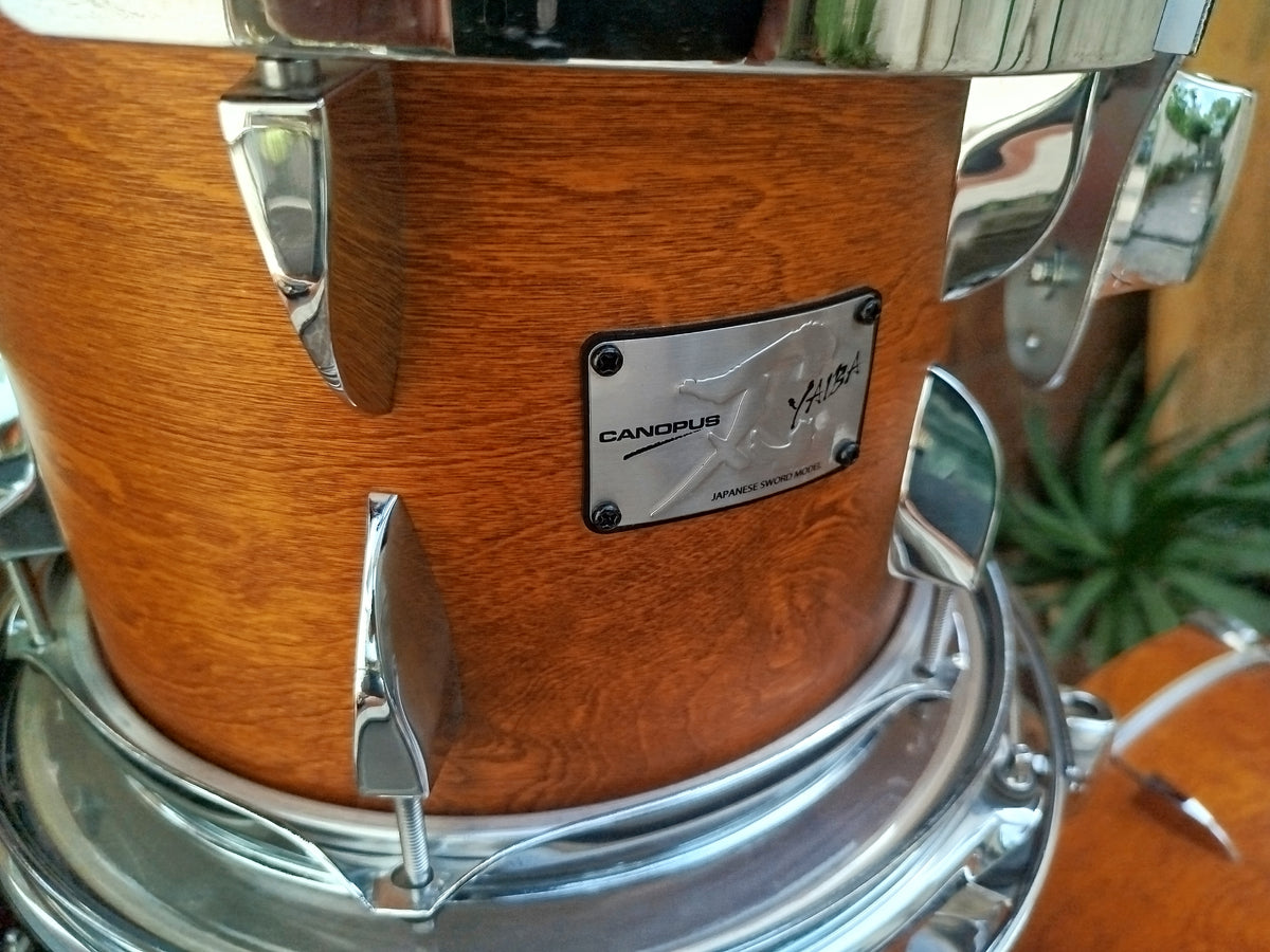 CANOPUS Yaiba II Groove Kit, Birch Antique Amber Matt.