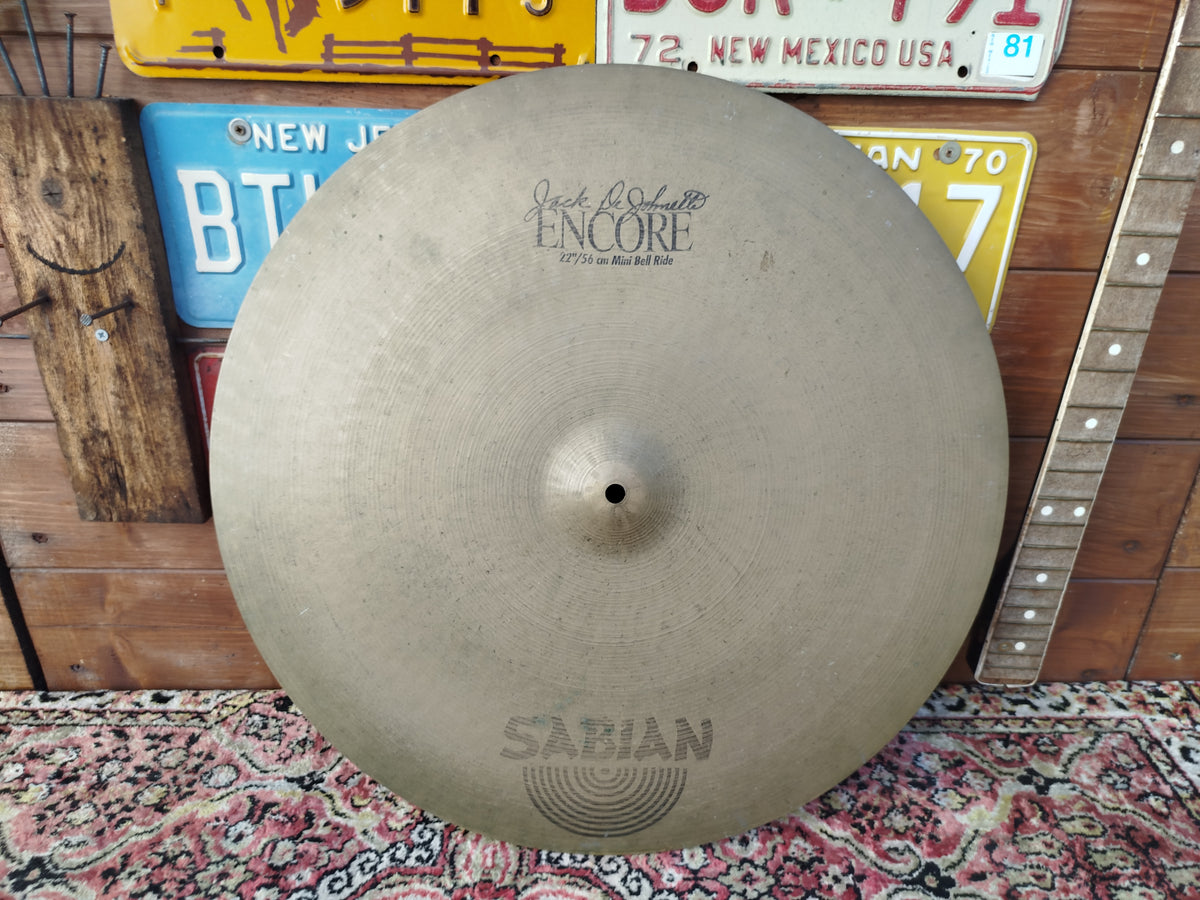 SABIAN Encore Jack De Johnette Signature set, 1990s.