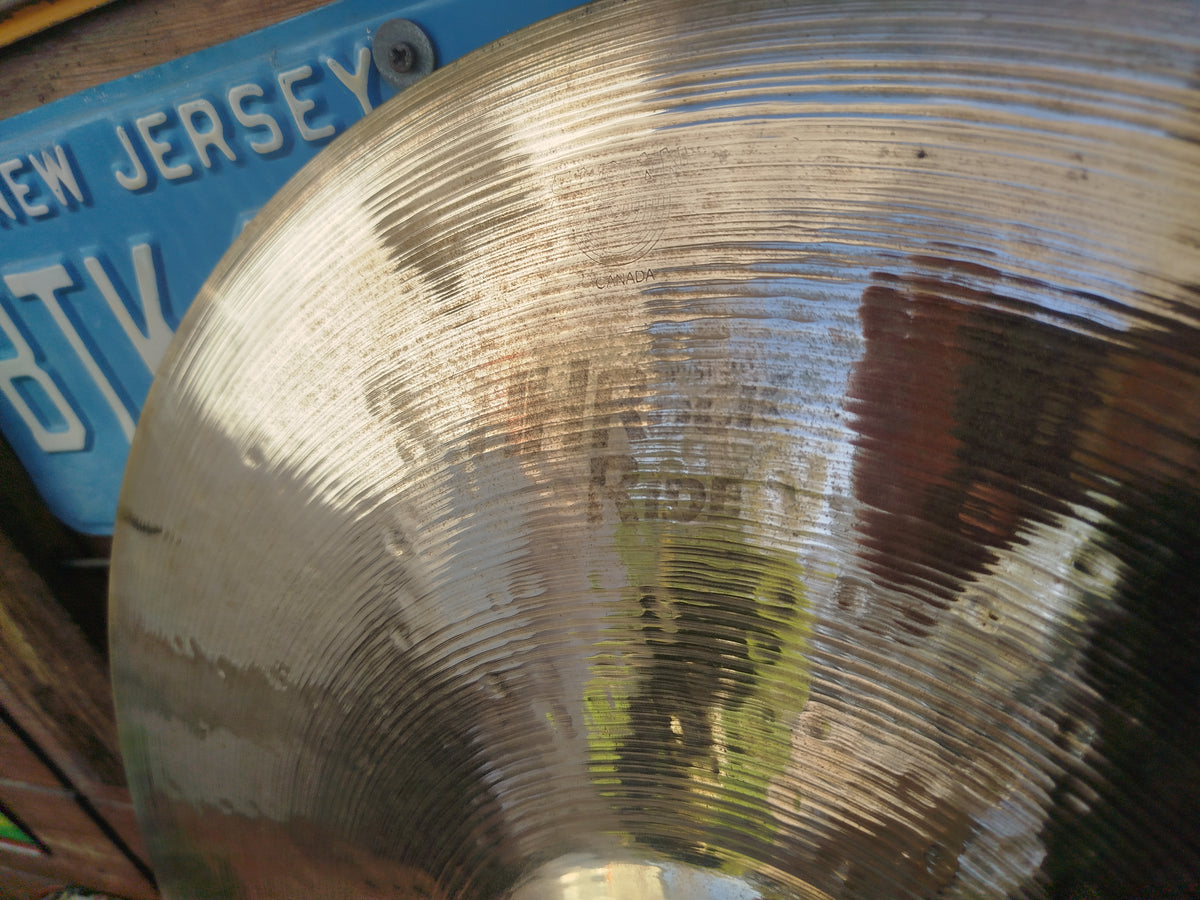 SABIAN HH 20" Rock Ride Brilliant, 1990s.