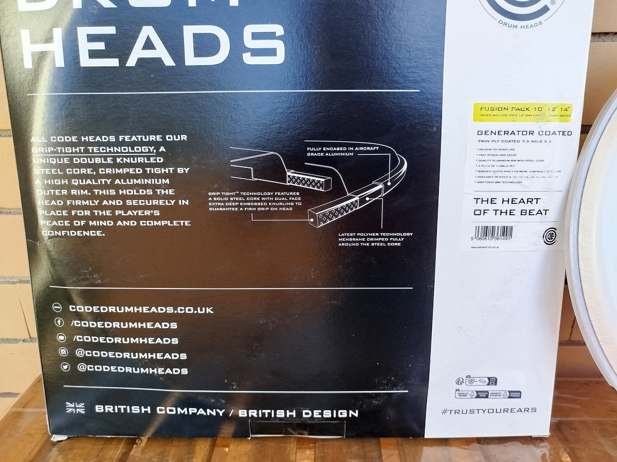CODE Generator Coated Fusion Pack 10", 12", 14" + DNA 14".
