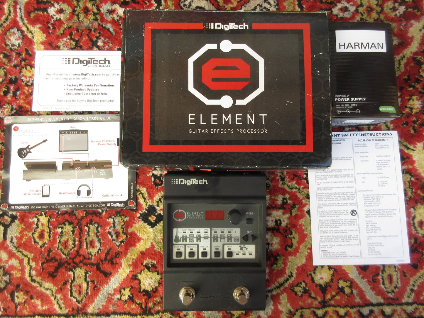 DIGITECH Element ELMTV-01 Processore multieffetto chitarra, usato.