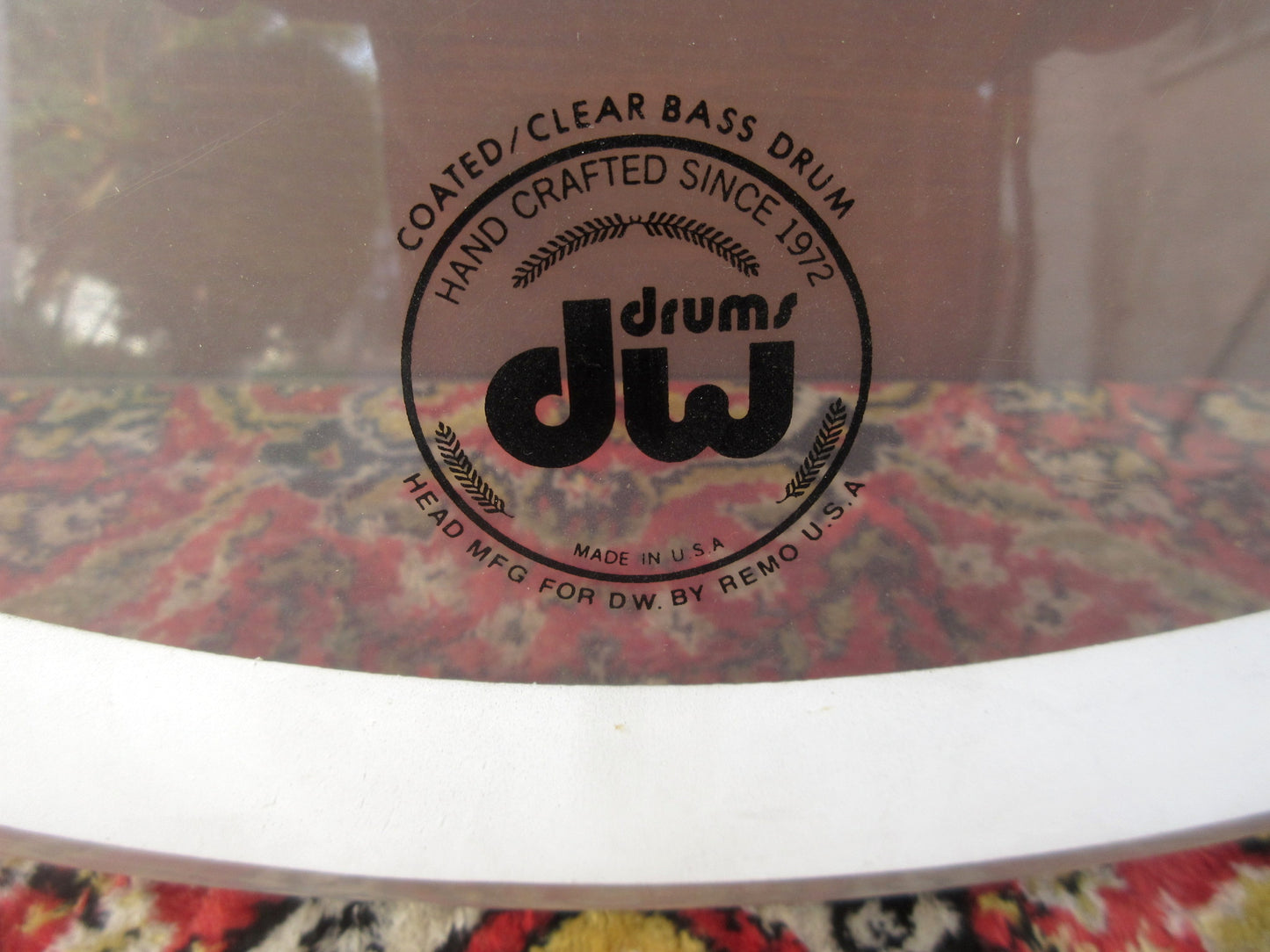 DW 22” used bass drum head.