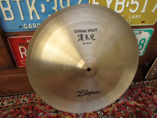 ZILDJIAN A 18” China High, 2006.