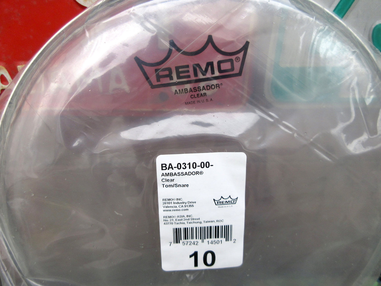 REMO Ambassador Clear 10".