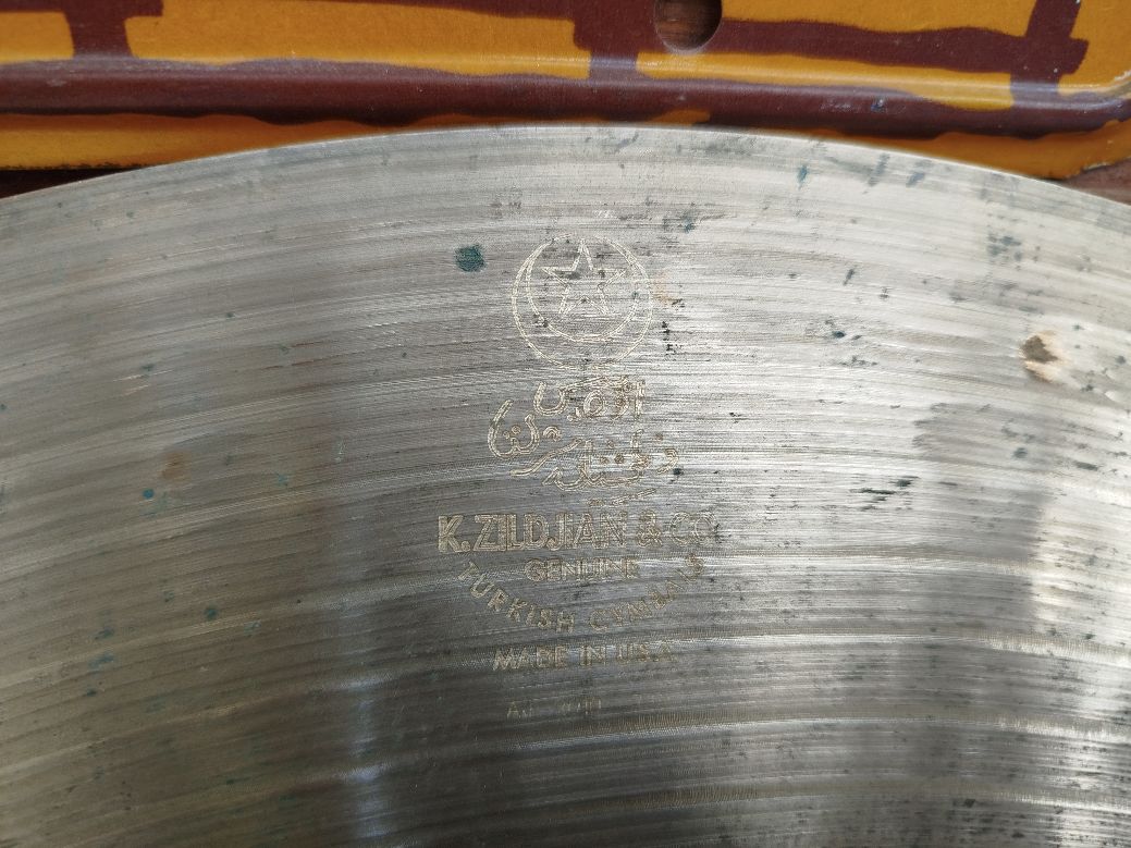 ZILDJIAN K Sound Lab Prototype 22", 2010.