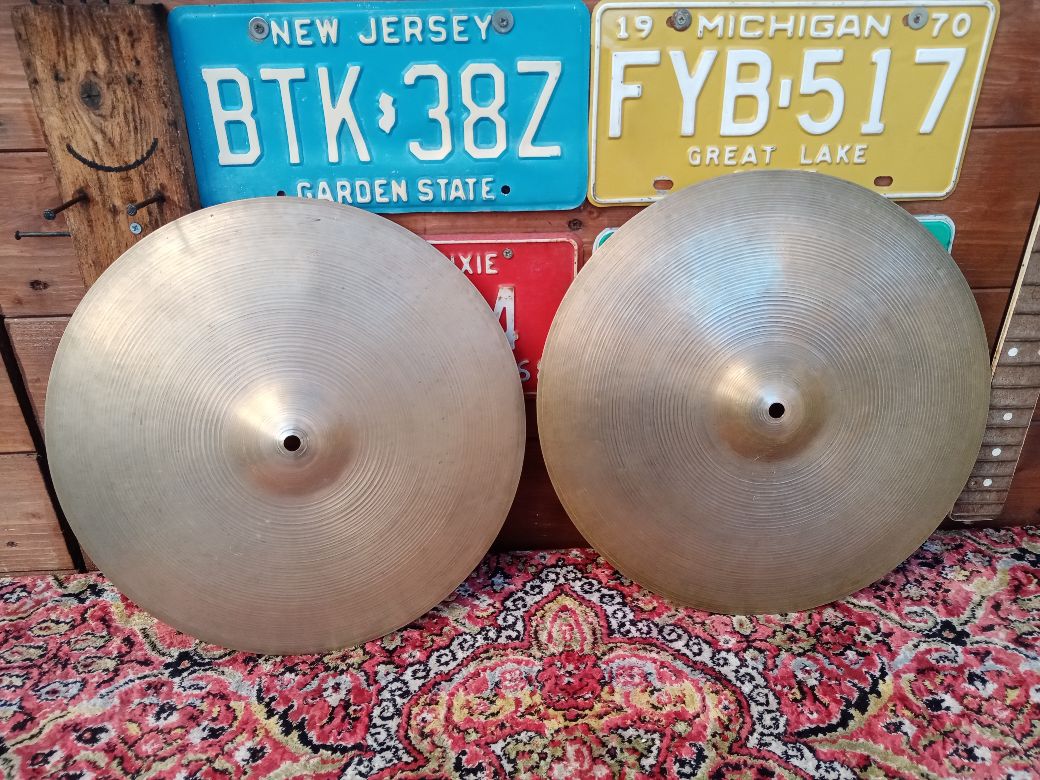 ZILDJIAN A 15” Hi Hat 1960s.