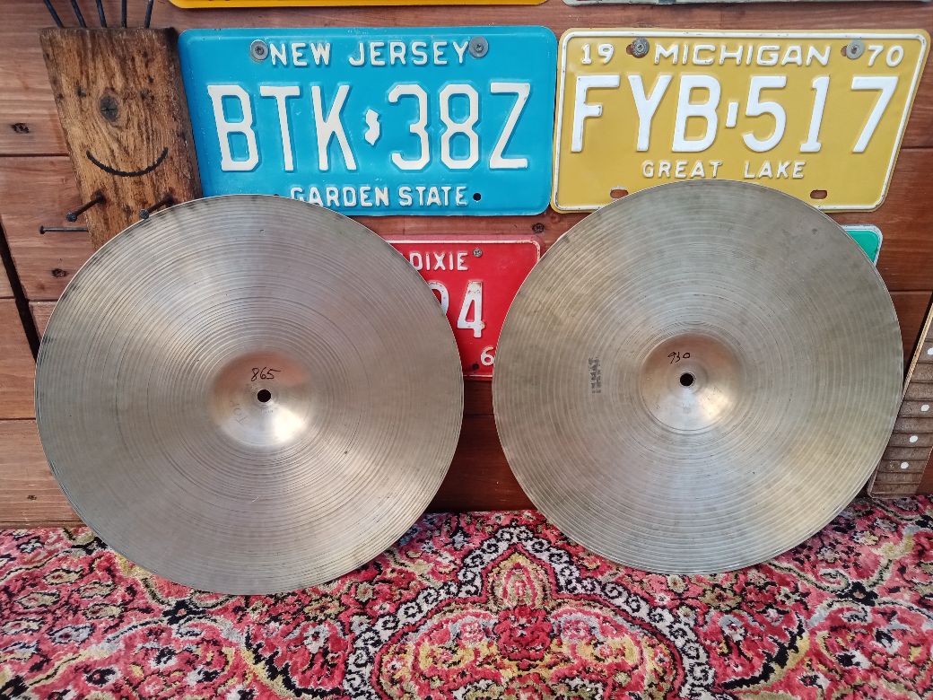 ZILDJIAN A 15” Hi Hat 1960s.