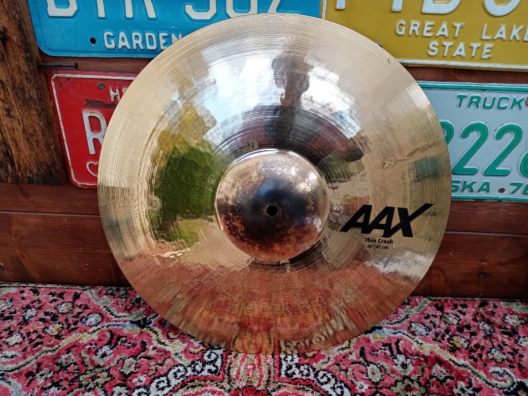 SABIAN AAX 16” Thin Crash Brilliant. New.