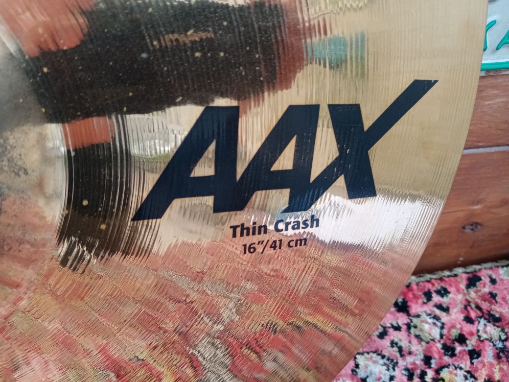 SABIAN AAX 16” Thin Crash Brilliant. New.