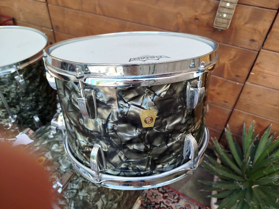 LUDWIG Jazzette 1969/70, Black Diamond Pearl. Vintage.