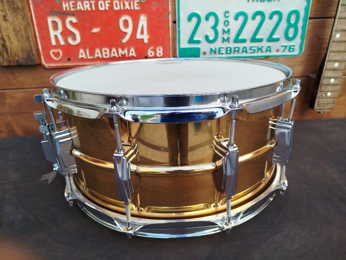 LUDWIG LB552 Supraphonic Bronze 14”x6,5”, 1980s.