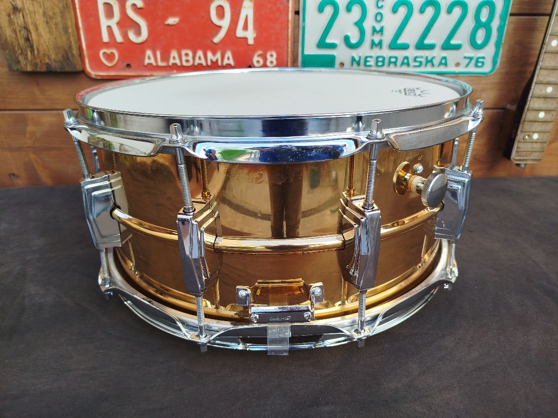 LUDWIG LB552 Supraphonic Bronze 14”x6,5”, 1980s.