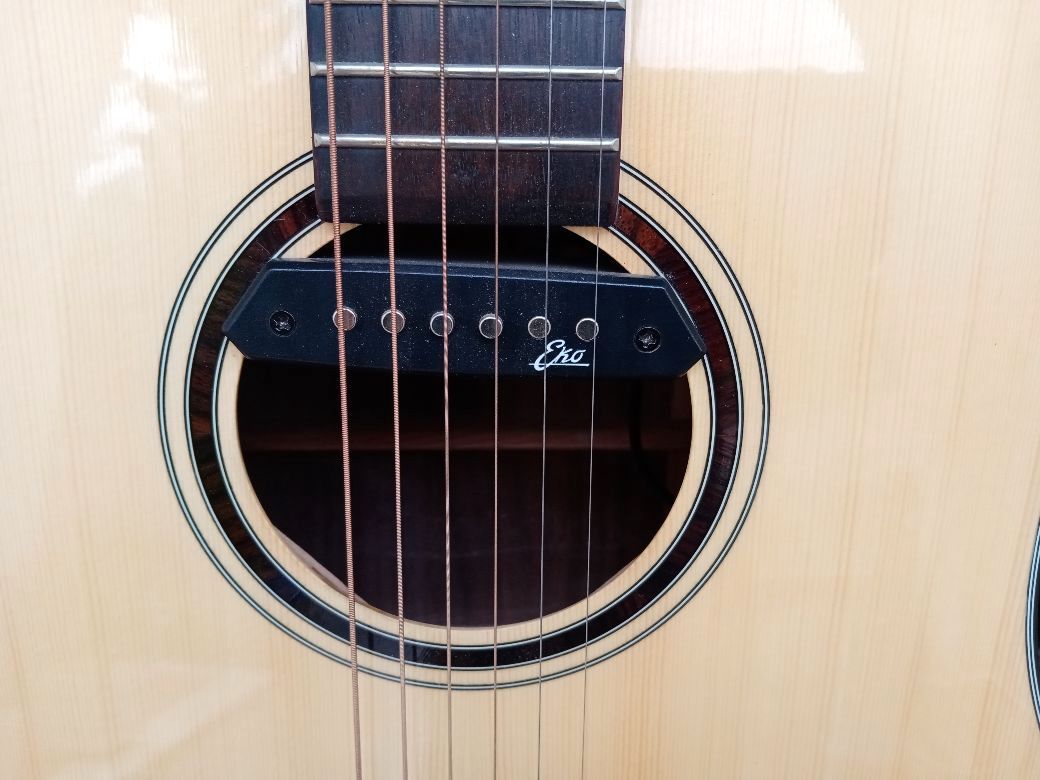 EFFEDOT D-2-28G, electrified acoustic guitar.