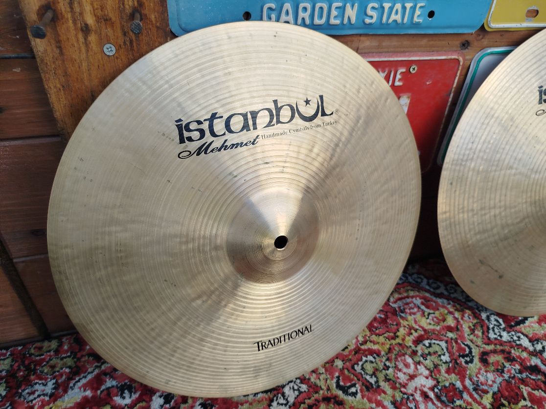 ISTANBUL Mehmet Traditional 15” Hi Hat, used.