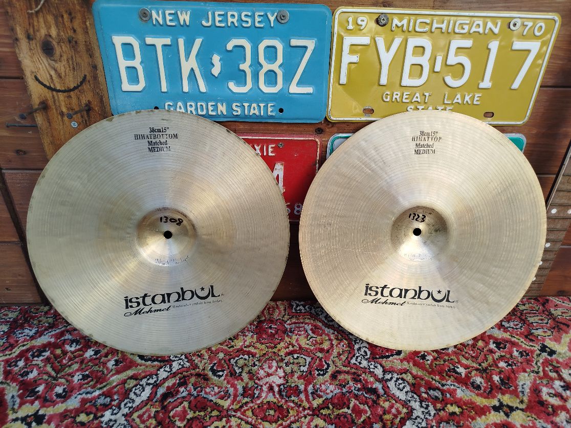 ISTANBUL Mehmet Traditional 15” Hi Hat, used.