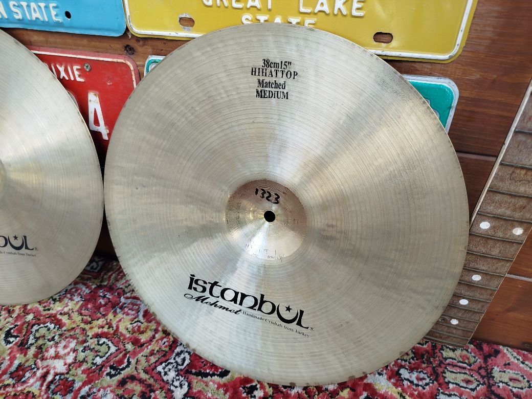 ISTANBUL Mehmet Traditional 15” Hi Hat, used.