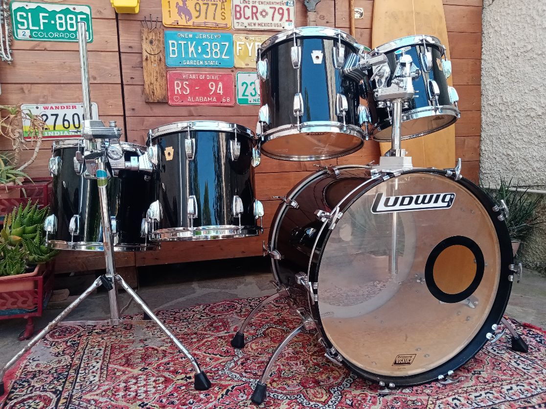 LUDWIG LS-4426-MM Classic Outfit 1988, Rock Onyx.