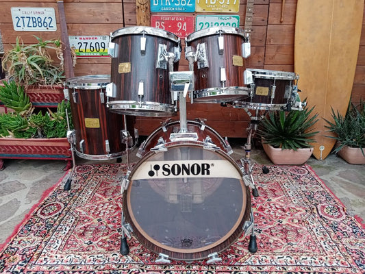 SONOR Signature Ebony Makassar, 1980s.