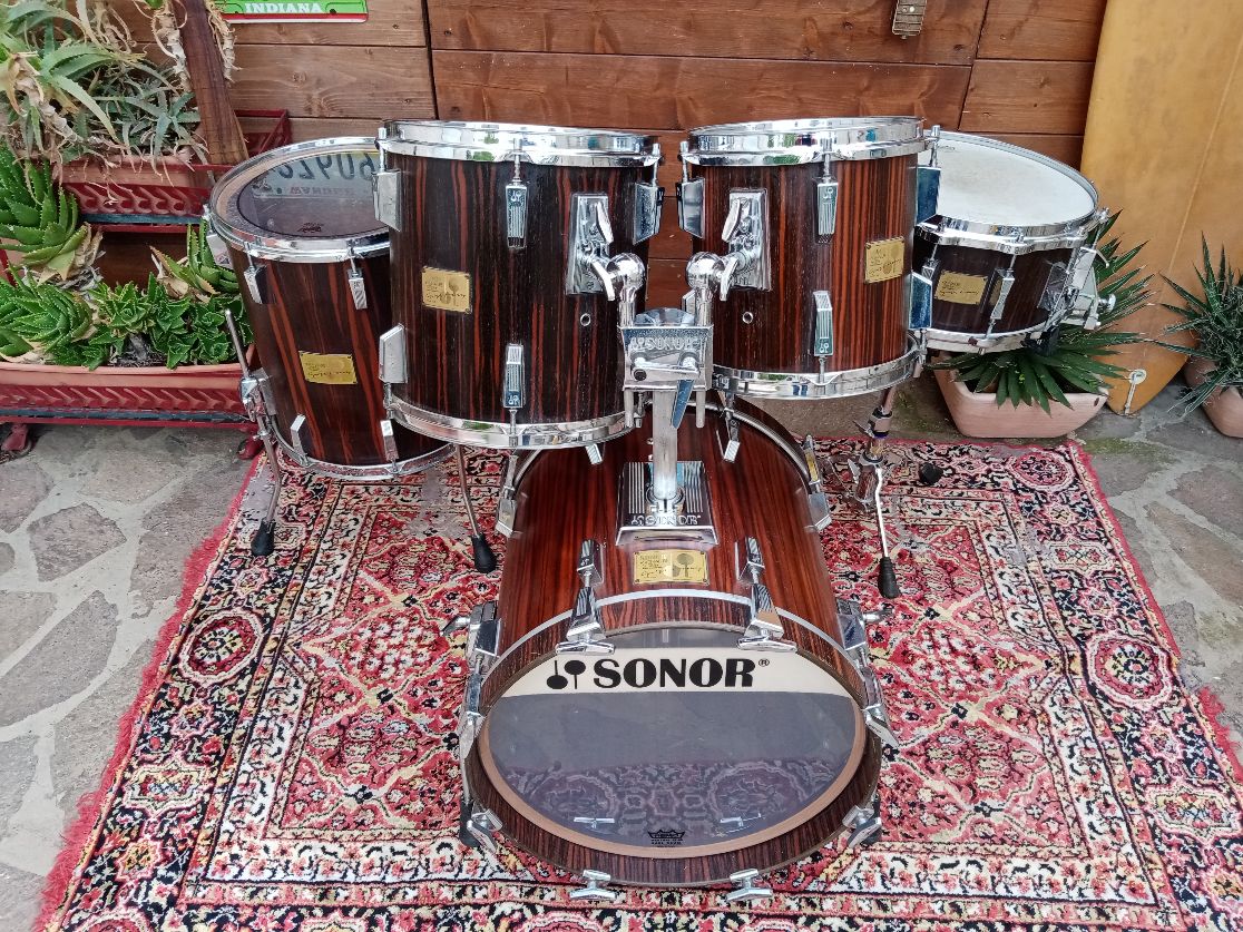 SONOR Signature Ebony Makassar, 1980s.