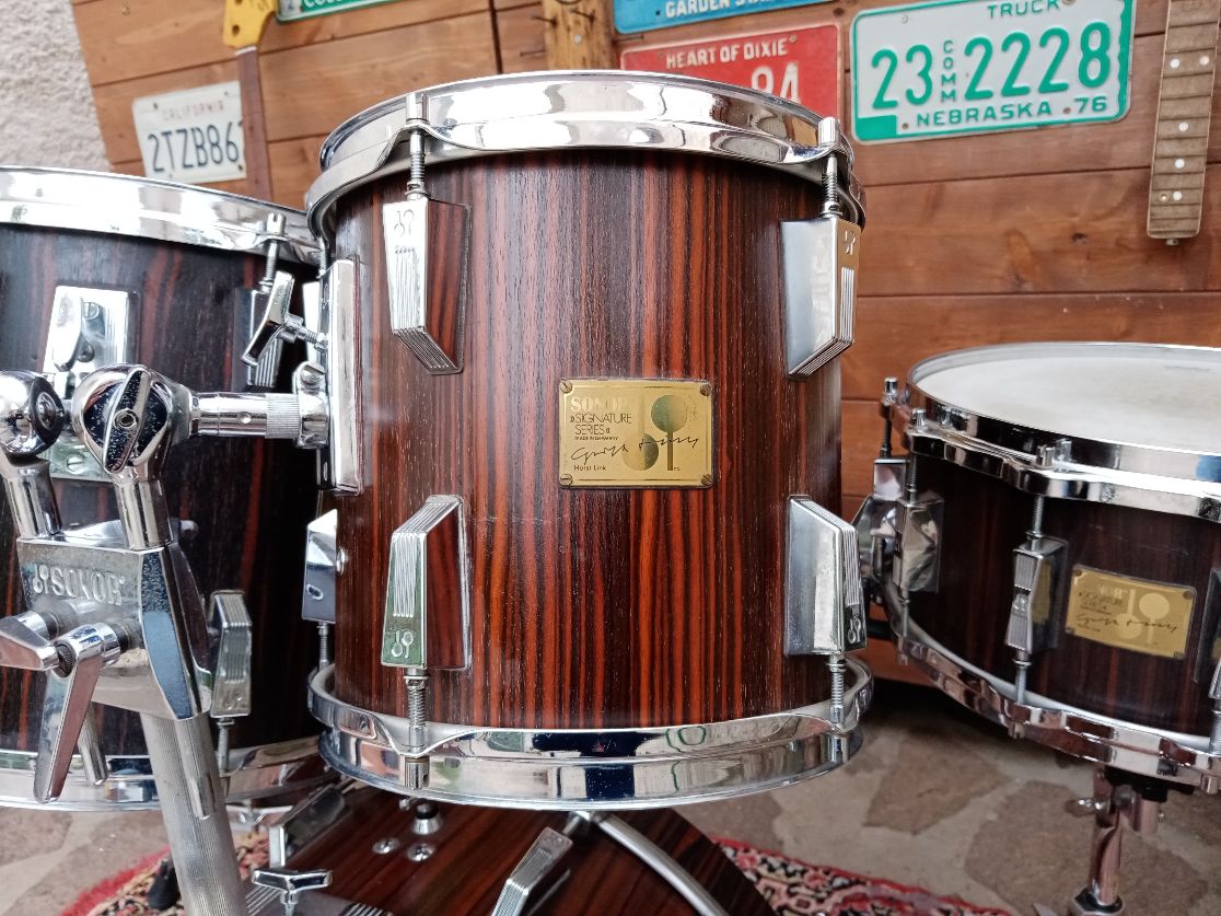 SONOR Signature Ebony Makassar, 1980s.