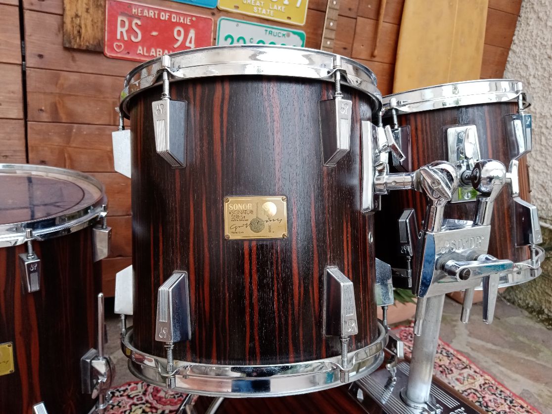 SONOR Signature Ebony Makassar, 1980s.