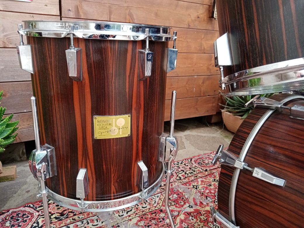 SONOR Signature Ebony Makassar, 1980s.