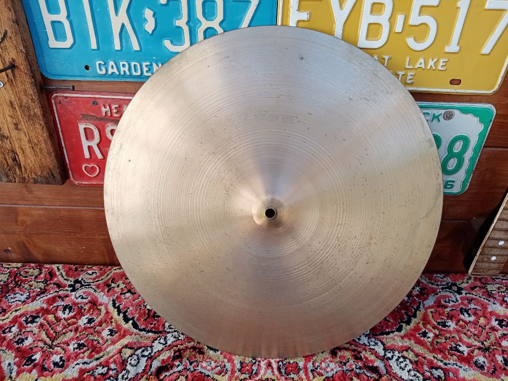 ZILDJIAN A 18” Mini Cup Ride, 1970s.