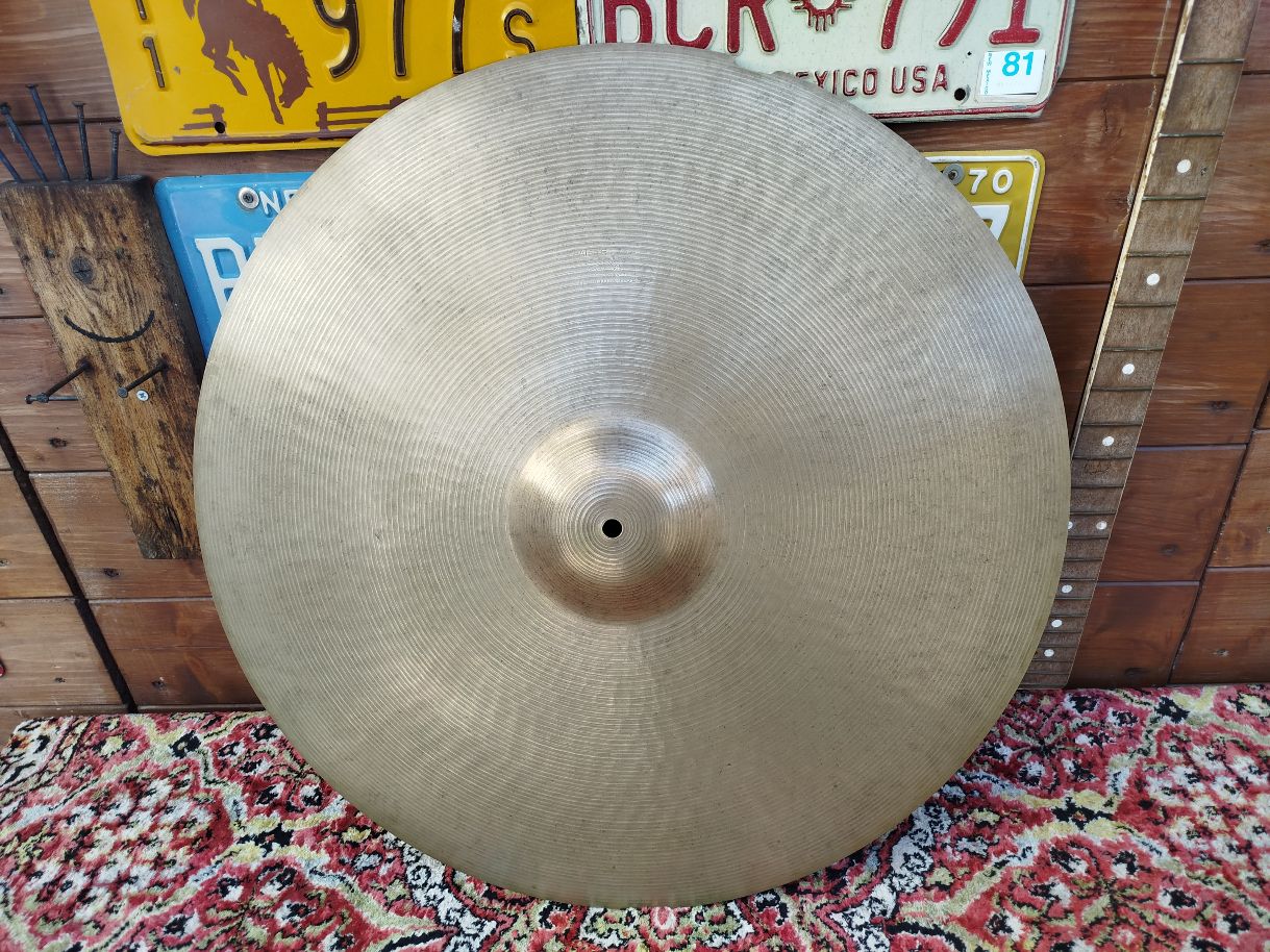 PAISTE Formula 602 24" Ride, Pre Serial (1960s).