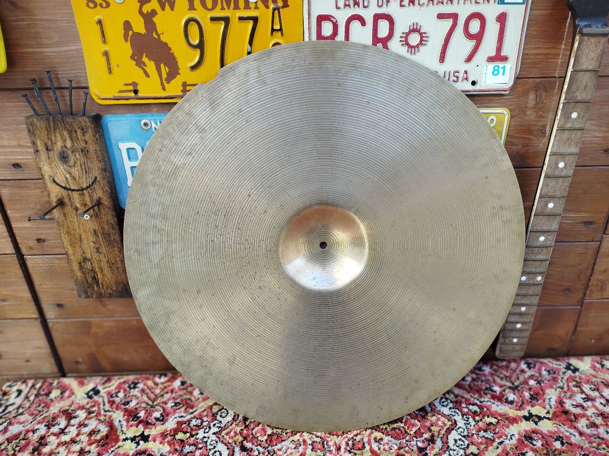 PAISTE Formula 602 24" Ride, Pre Serial (1960s).