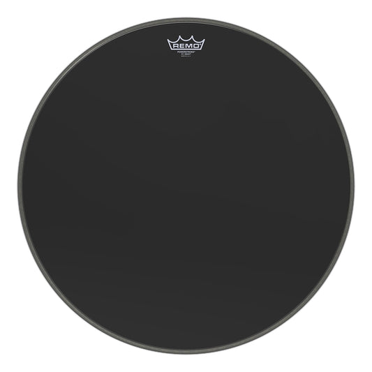 REMO Powerstroke 3 Ebony 24", pelle per cassa.