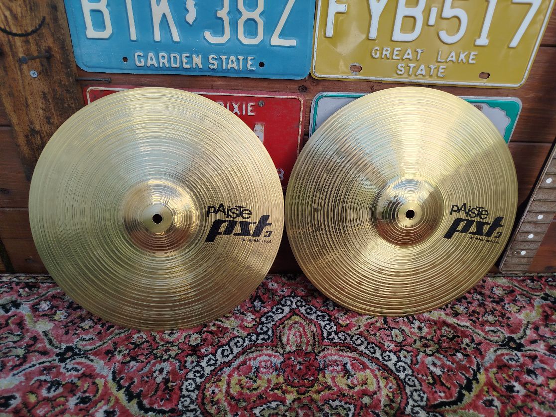 PAISTE PST3 14" Hi hat, usato.