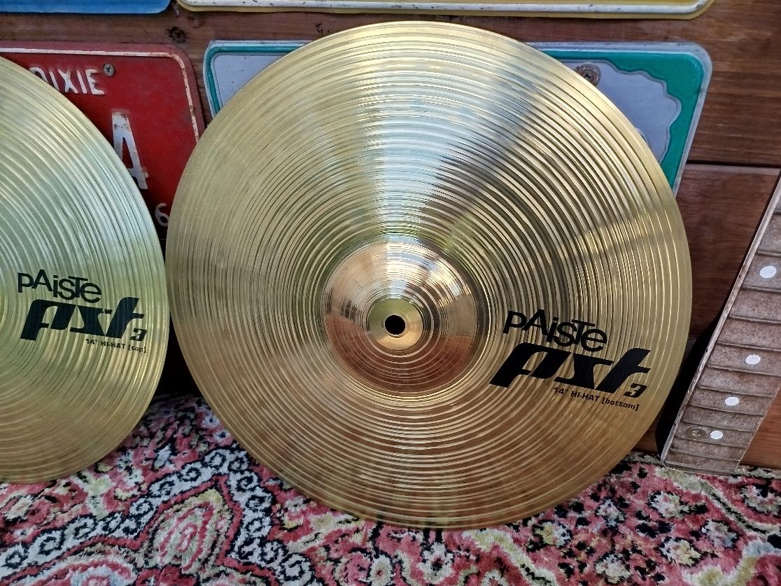 PAISTE PST3 14" Hi hat, usato.
