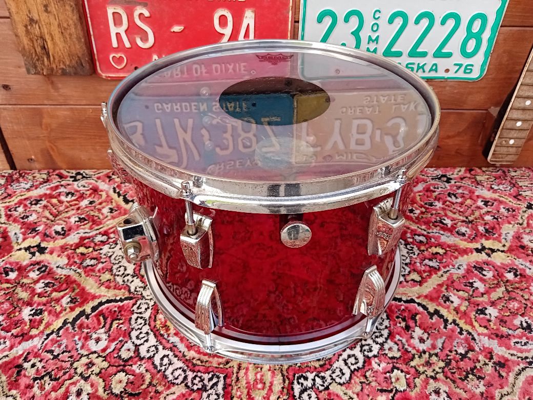 LUDWIG Vistalite Red 13”x9” 1976.