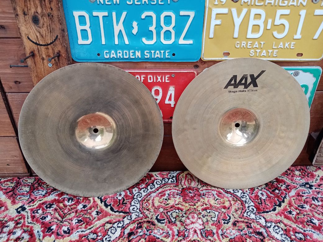 SABIAN AAX Stage 14” Hi Hat used.