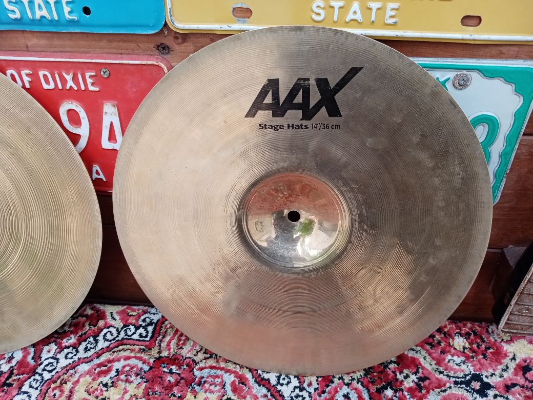 SABIAN AAX Stage 14” Hi Hat used.