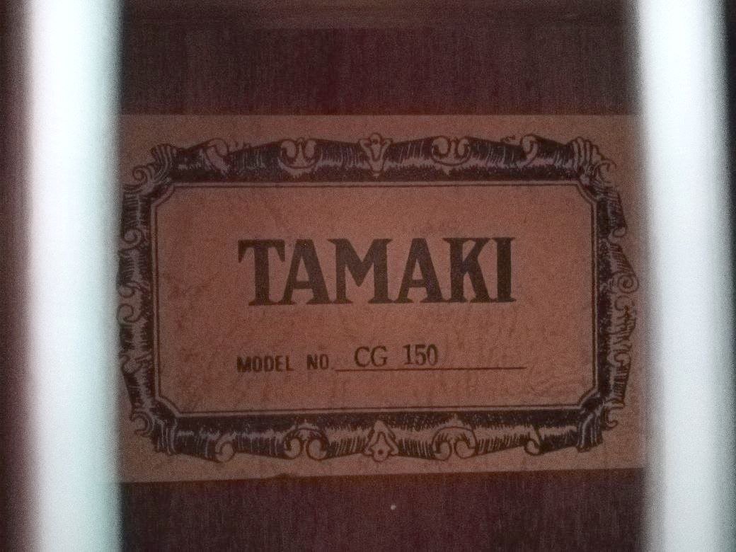 TAMAKI CG150, chitarra classica 1980s.