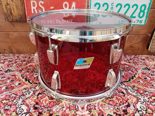 LUDWIG Vistalite Red 13”x9” 1976.