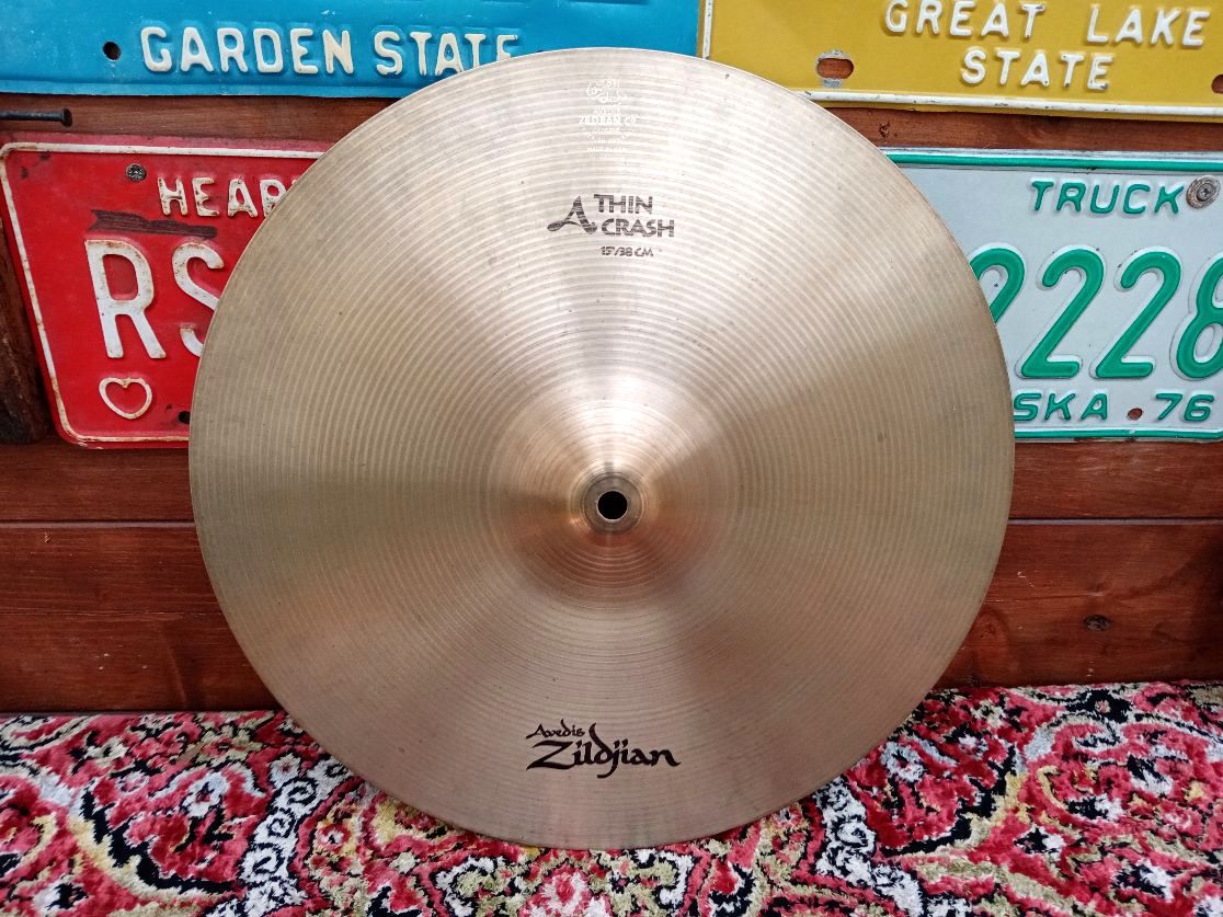 ZILDJIAN A 15" thin Crash usato, 1997.