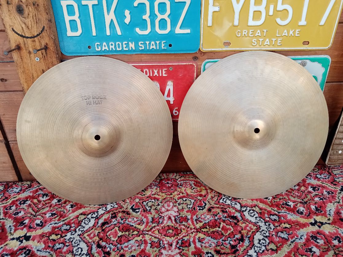 ZILDJIAN A 14” Rock Hi Hat 1980s.