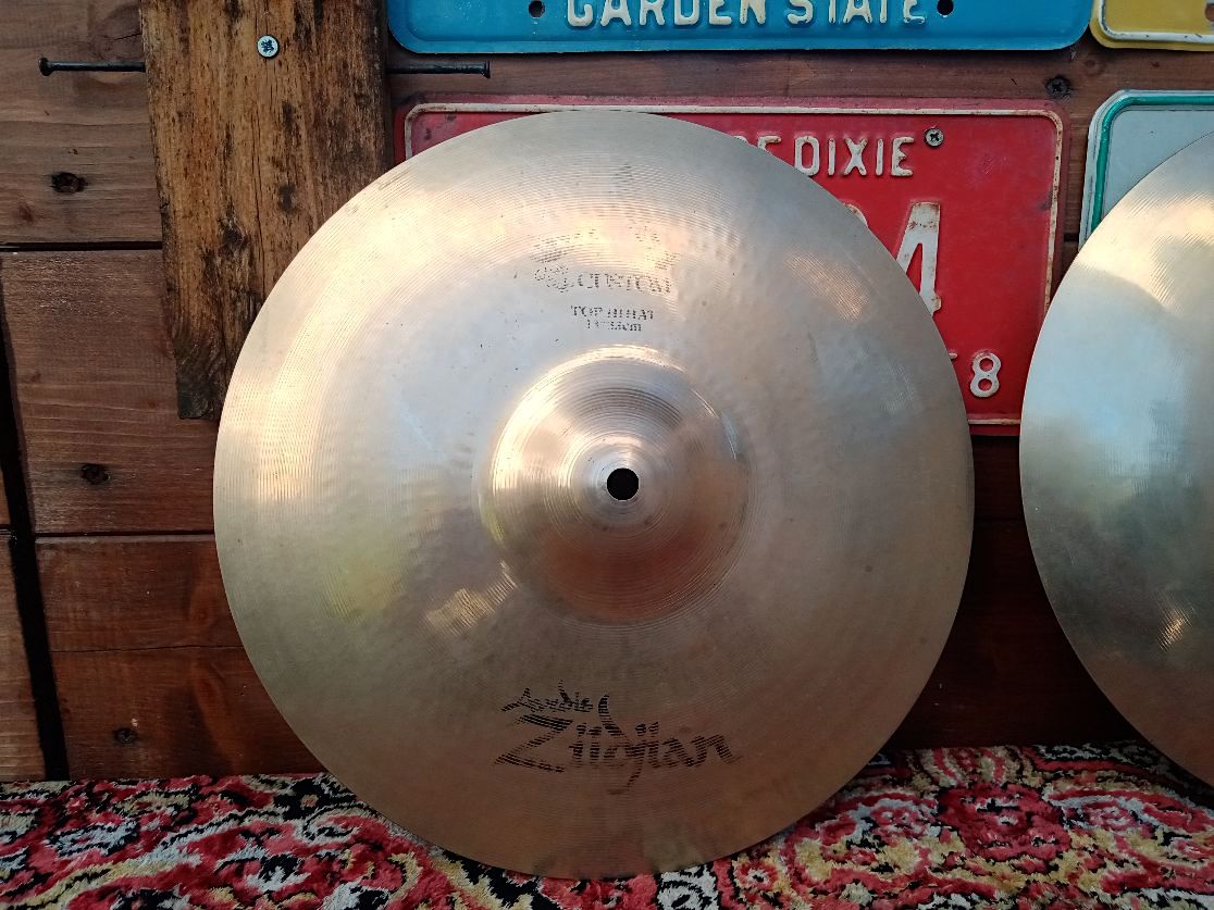 ZILDJIAN A Custom 13” Hi Hat 2008, usati.