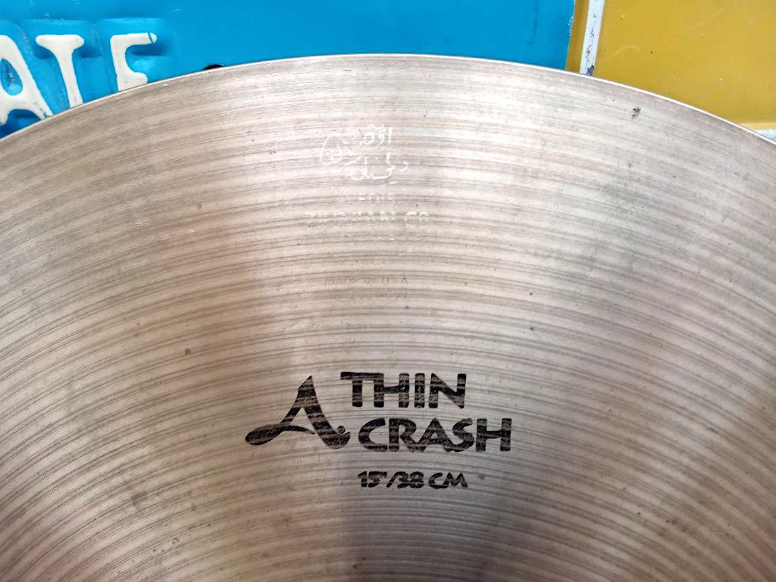 ZILDJIAN A 15" thin Crash usato, 1997.