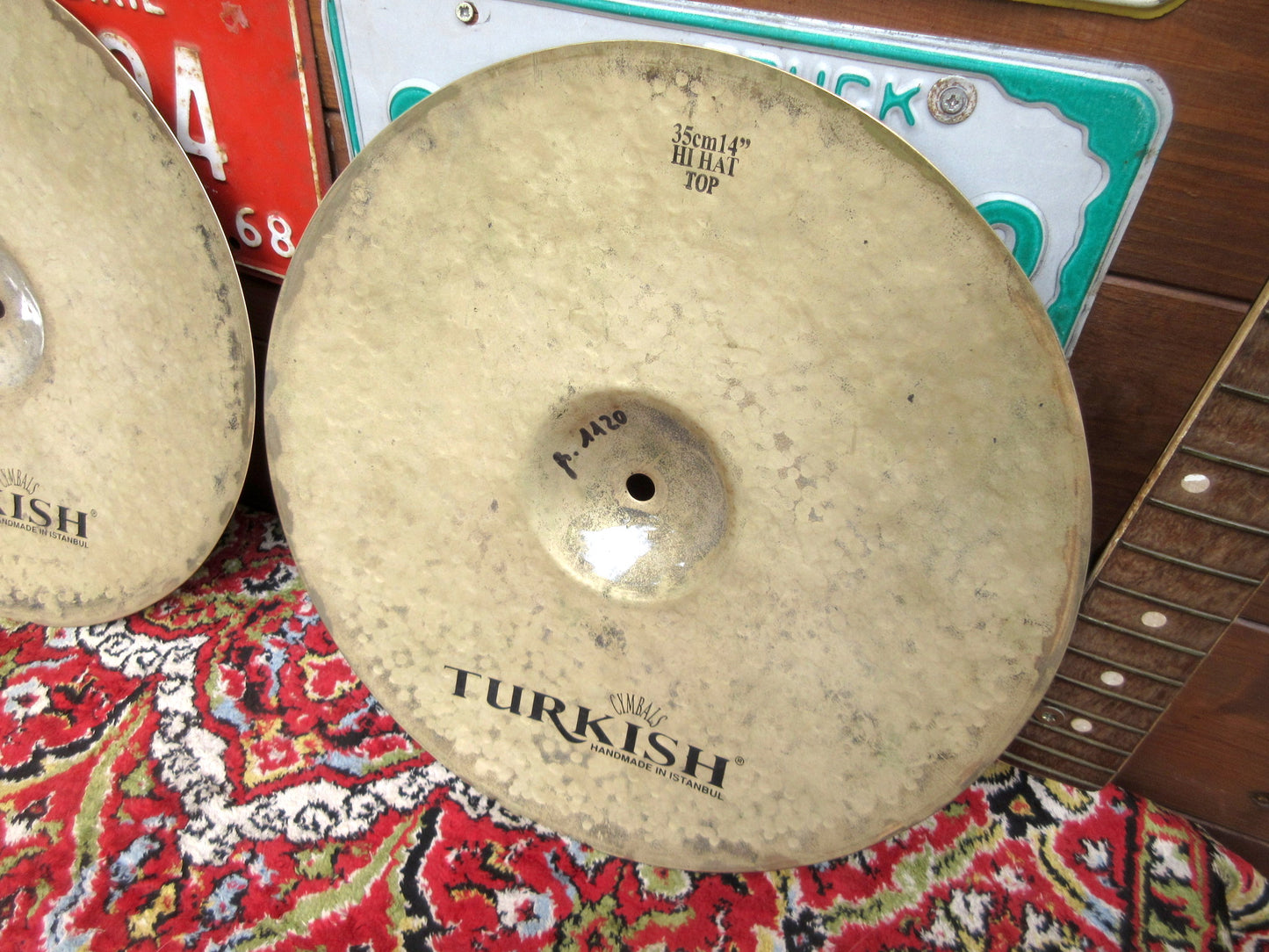 TURKISH Golden Legend 14” Hi Hat, usato.